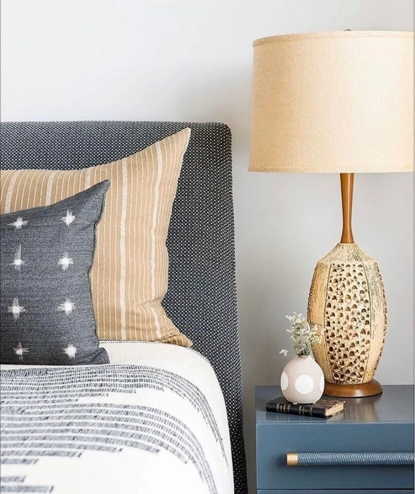 READY TO SHIP Kufri Cusco Stripe Designer Pillows in Sand