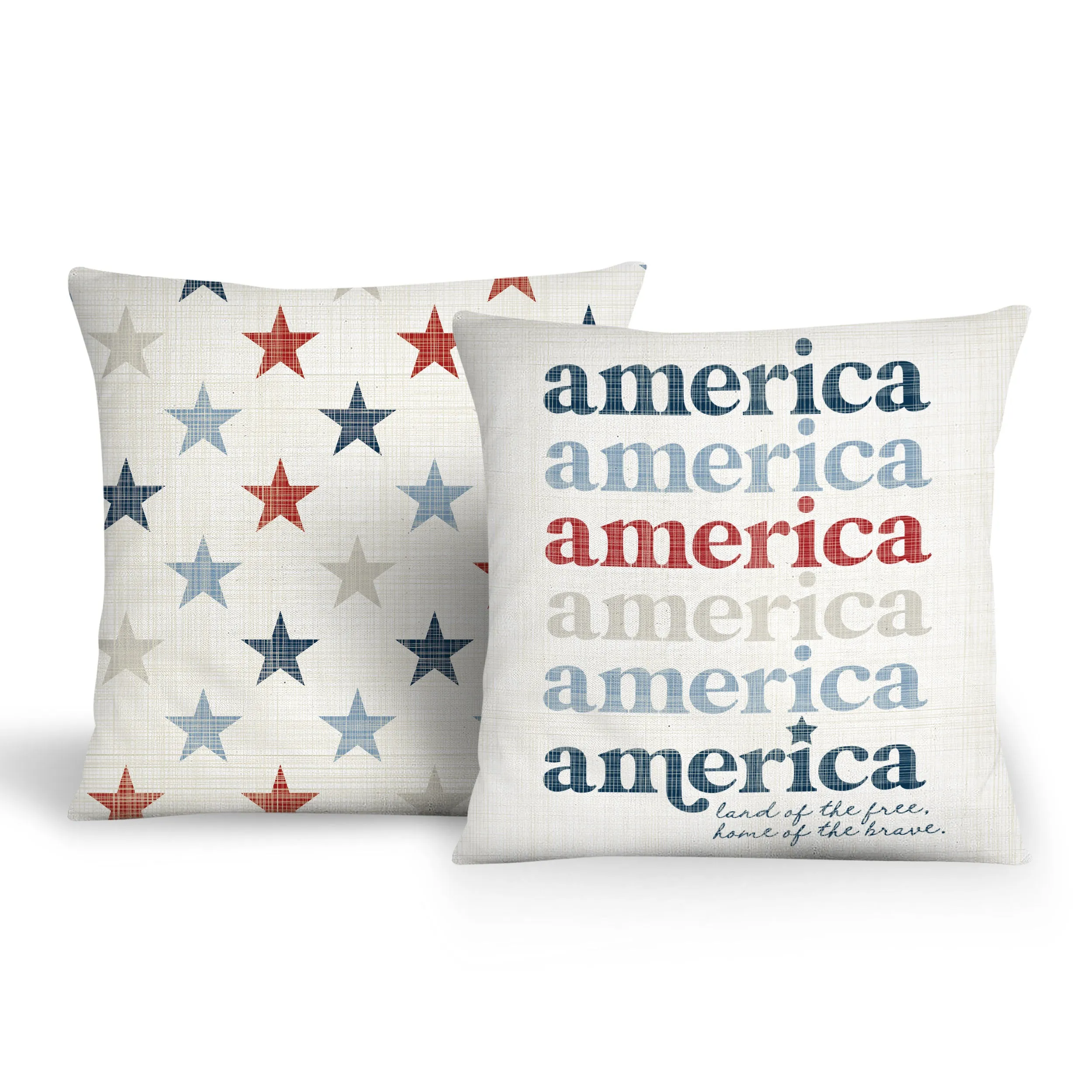 rustic fourth of july porch pillows  patriotic america 4th of july porch pillows