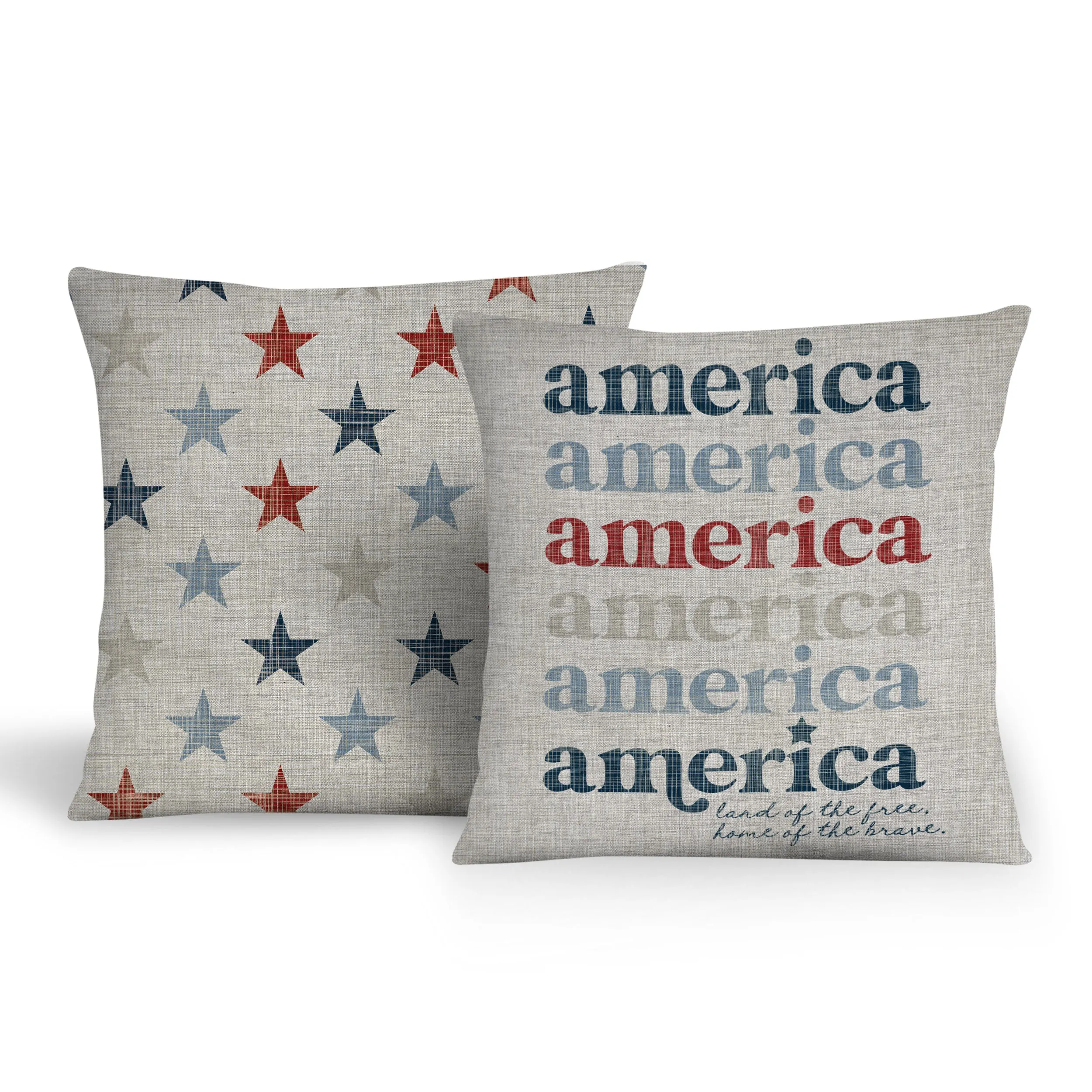 rustic fourth of july porch pillows  patriotic america 4th of july porch pillows