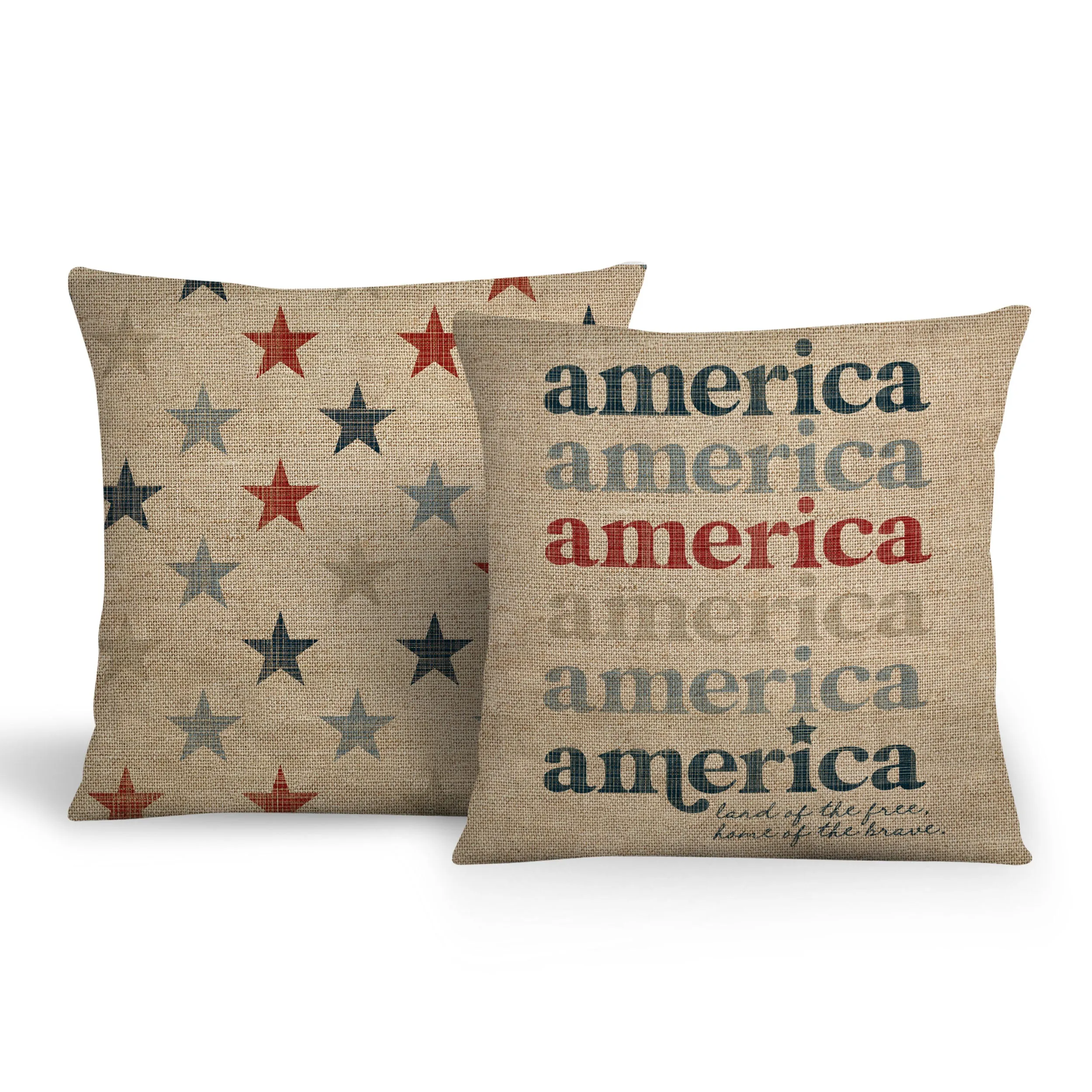 rustic fourth of july porch pillows  patriotic america 4th of july porch pillows