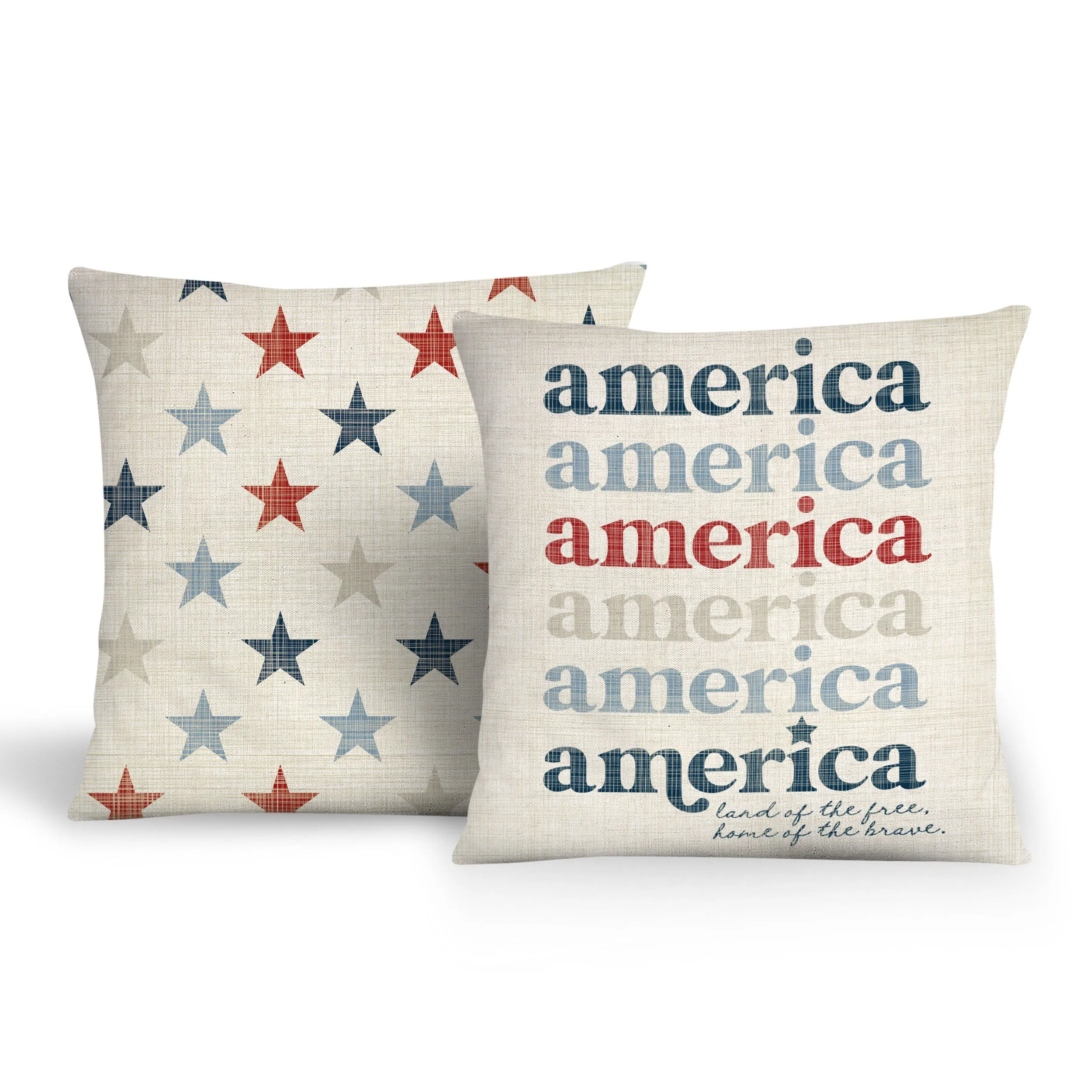 rustic fourth of july porch pillows  patriotic america 4th of july porch pillows