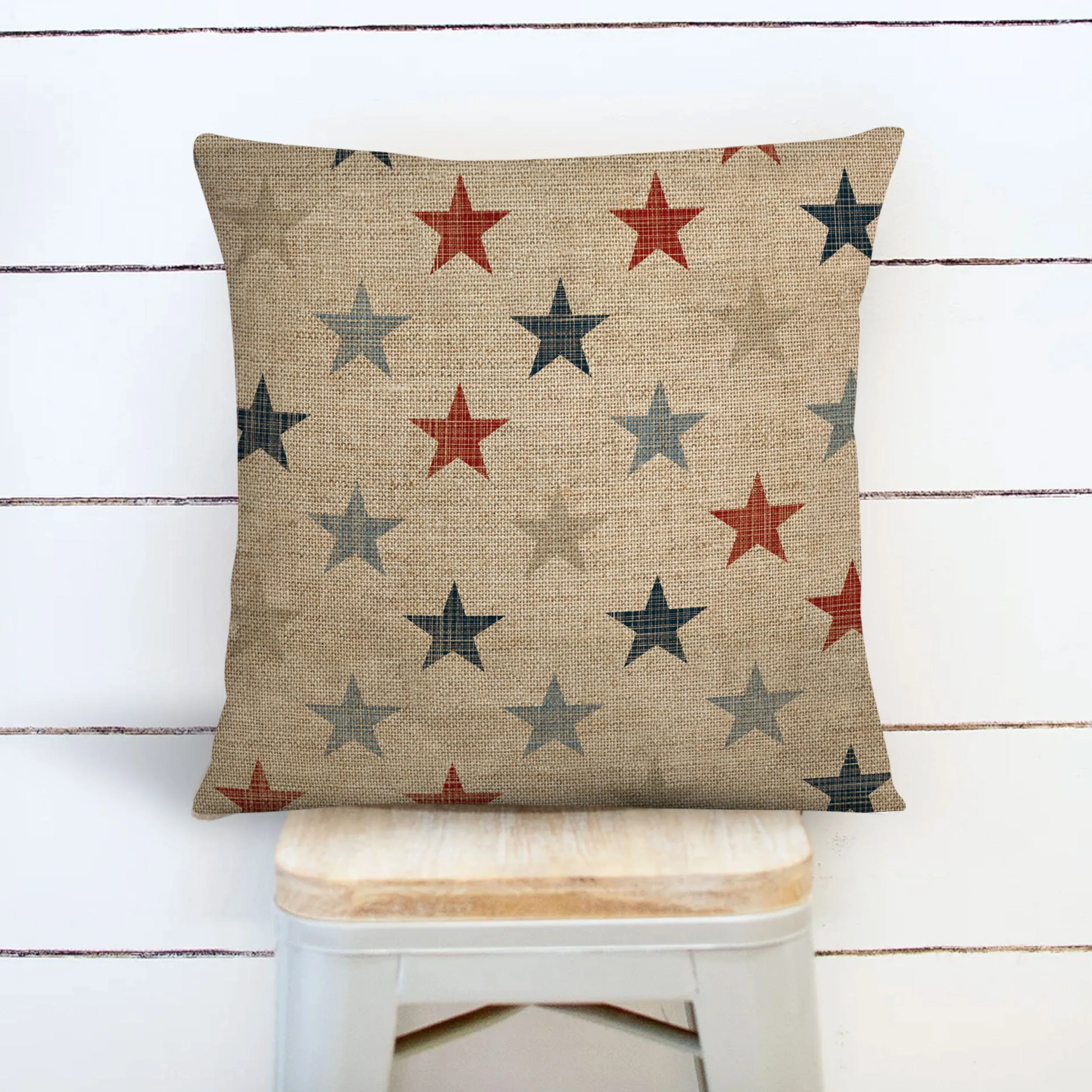 rustic fourth of july porch pillows  patriotic america 4th of july porch pillows