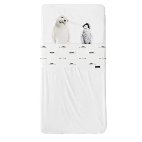 Snurk Baby Fitted Sheet Arctic Friends