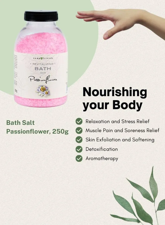 Soap&Friends Fine-Grained passion flower Bath Salt - 250 g