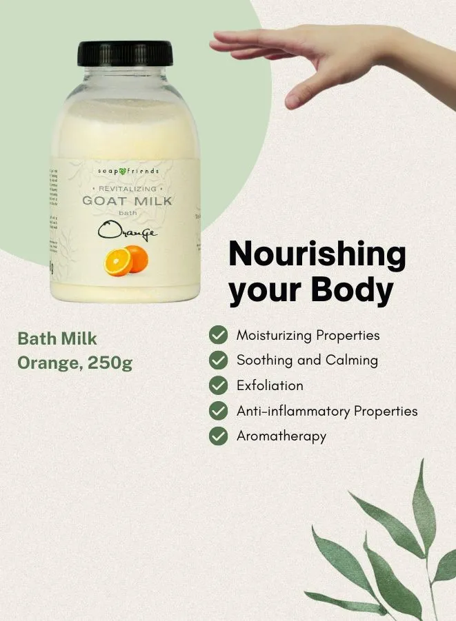 Soap&Friends Orange Goat Bath Milk - 200 g