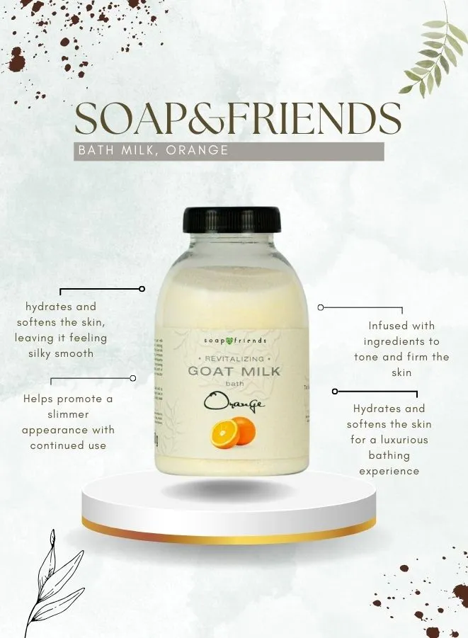 Soap&Friends Orange Goat Bath Milk - 200 g