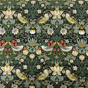 Strawberry Thief Liberty Tana Lawn in Dark Green ~ Liberty Fabrics