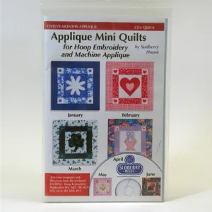 Twelve Month Applique Mini Quilts by Sudberry House