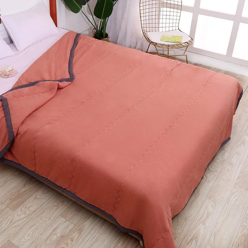 Washable Summer Cotton Quilt - Microfiber Duvet Insert