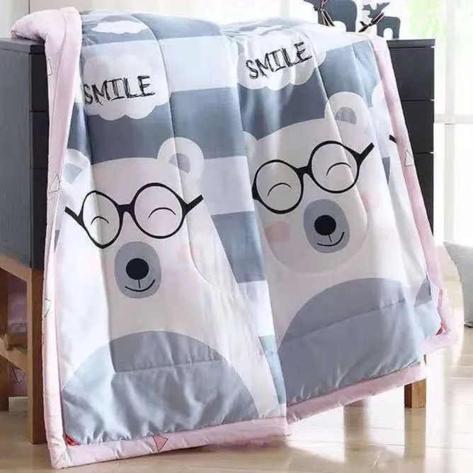 Washable Summer Cotton Quilt - Microfiber Duvet Insert