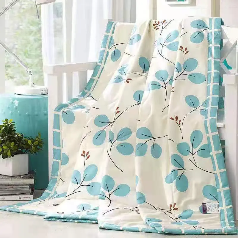 Washable Summer Cotton Quilt - Microfiber Duvet Insert