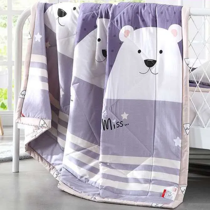 Washable Summer Cotton Quilt - Microfiber Duvet Insert