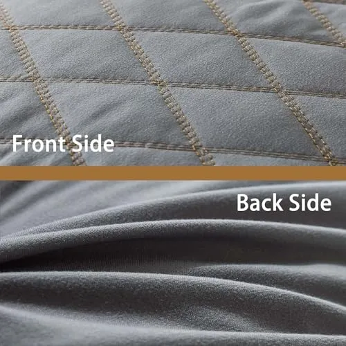 WhatsBedding Memory Foam Body Pillow for Adults, Long Body Pillow for Sleeping, Full Body Pillow for Bed - 20x54 inch, Dark Grey